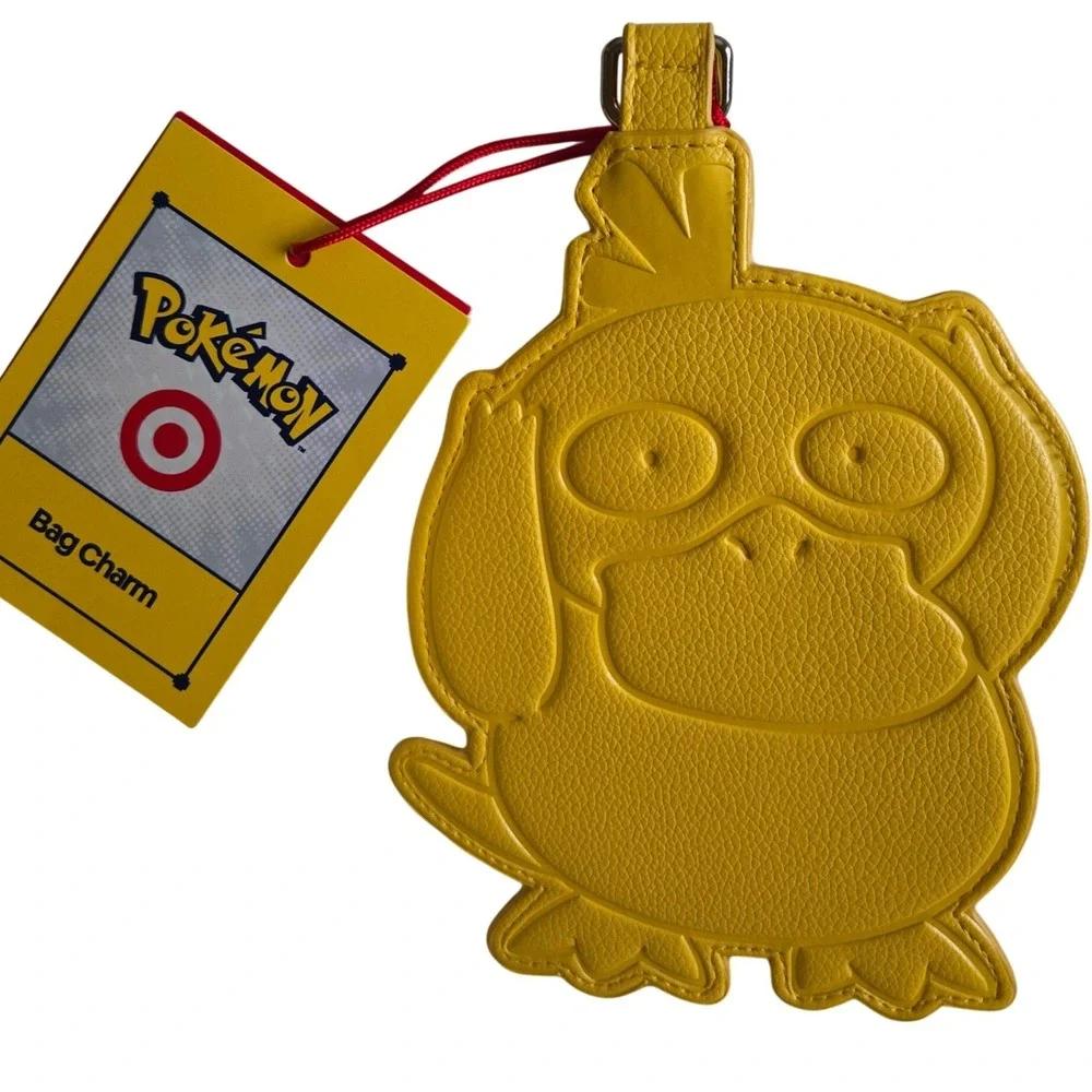 Pokemon Bag Charm Unisex OS Yellow New Psyduck Target Exclusive Luggage Tag